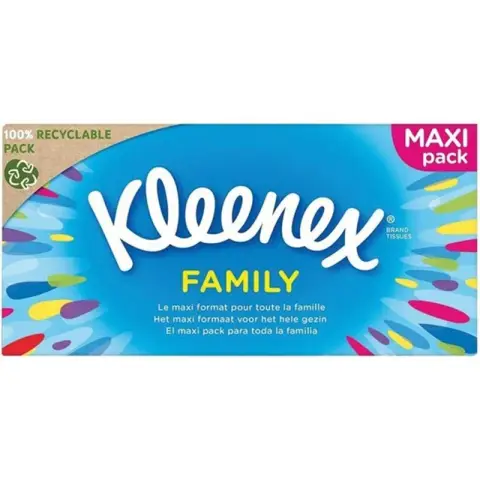 KLEENEX Tissues Family 128 stuks