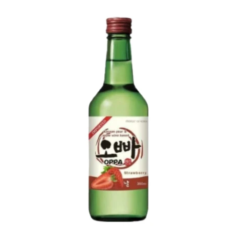 Oppa Soju Strawberry flavour 360ml