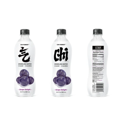 GKF Sparkling Water- Grape 元氣森林氣泡水-夏黑葡萄480ml