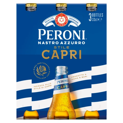 Peroni Capri 3 x 330ml (Abv 4.2%)