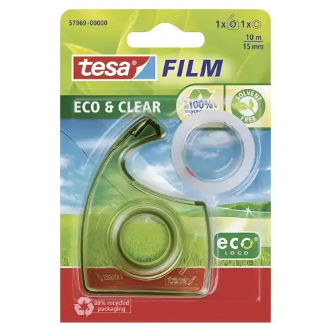 Tesa Eco & Clear 10mm:15mm plus Handabroller