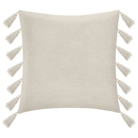 Coussin à pompons Gypsy Ivory 50x50cm