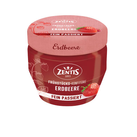 Zentis Frühstücks-Konfitüre Erdbeere fein passiert 230 g