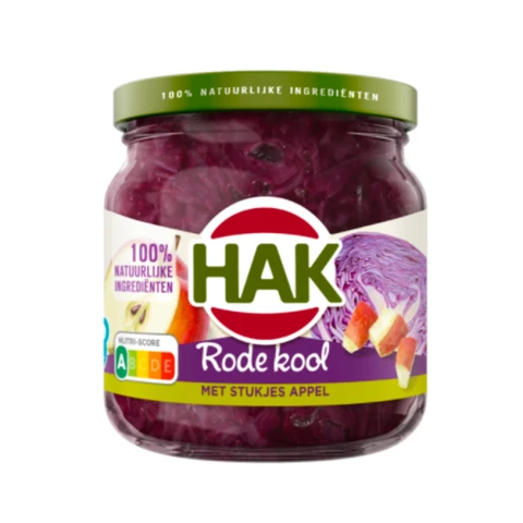 Hak Rotkohl mit Apfelstücken 180g
