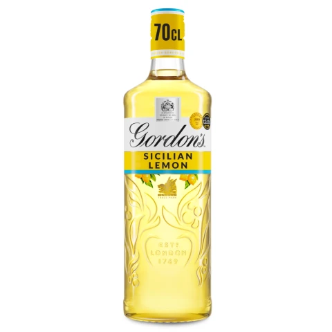 Gordon's Sicilian Lemon Distilled Flavoured Gin 37.5% vol 70cl Bottle