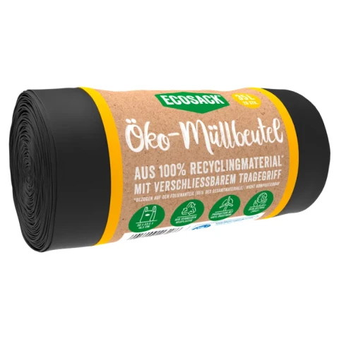 Ecosack Öko-Müllbeutel 35l mit Tragegriff 20 St