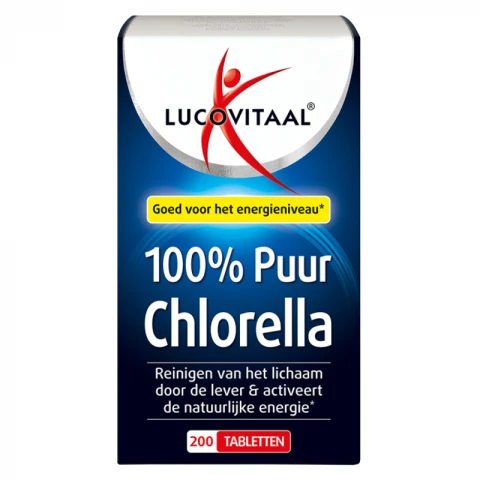 Lucovitaal 100% Pure Chlorella Detox Energy Support 200 Tablets