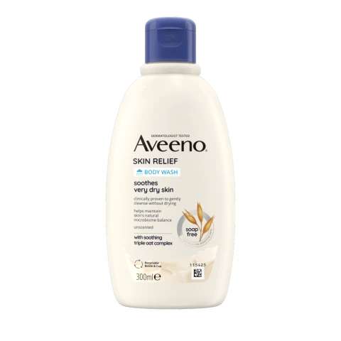 AVEENO Skin Relief Moisturising Body Wash Shower Gel 300ml