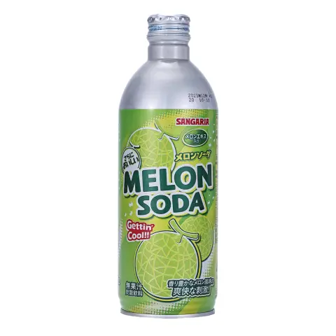 Sangaria Melon Flavoured Soda 500ml 三佳利波子汽泡水哈密瓜味 500ml