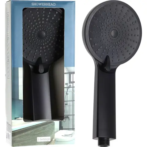 Bathroom Solution s Shower Replacement Shower Head Three Levels of Adjustable Water Volume Matte Black