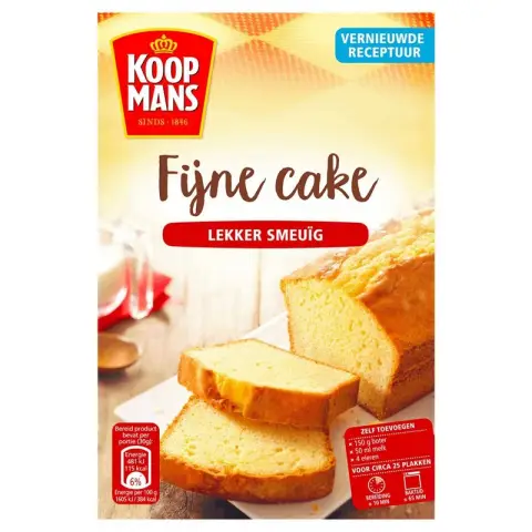 Koopmans -Mischung für feinen Kuchen, 400 g