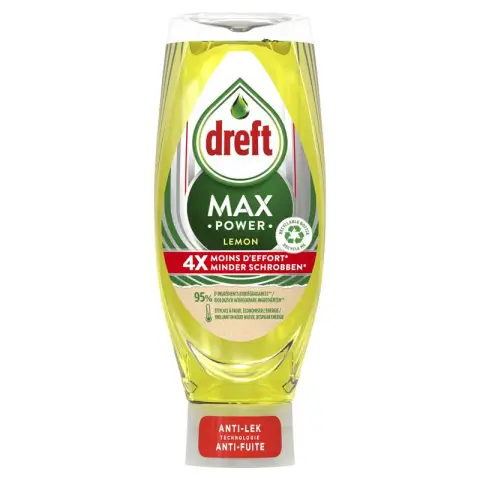 Dreft MaxPower Lemon Liquid Dishwashing Detergent 640ml