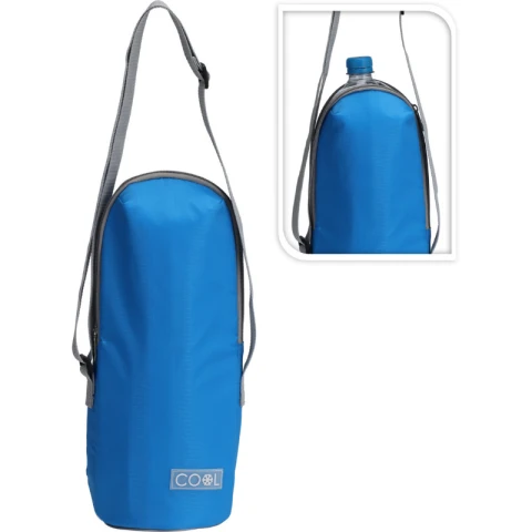 Sac isotherme pour bouteille bleu