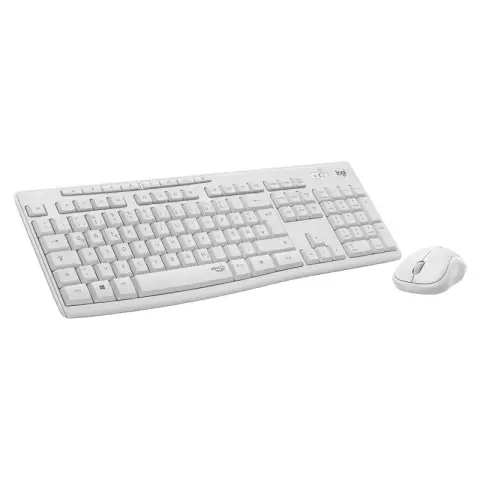 Logitech Desktop MK295 Silent Wireless Combo Weiß
