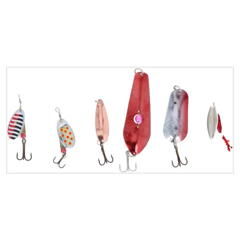 Angelköder-Set 6 Stück -1 pc zufällige Farbe
