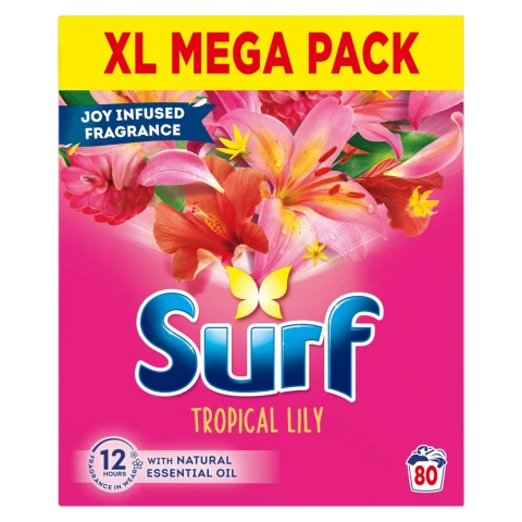 Surf Washing Powder Tropical Lily 80 washes 4 kg