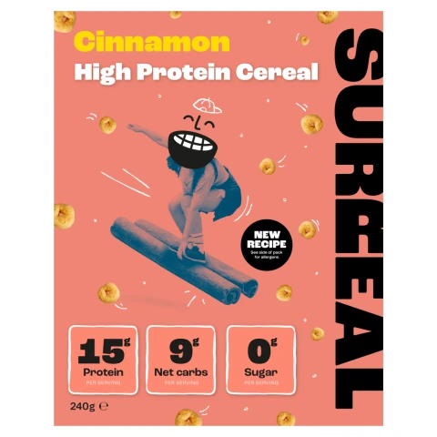 Surreal High Protein Low Sugar Cinnamon Cereal 240g