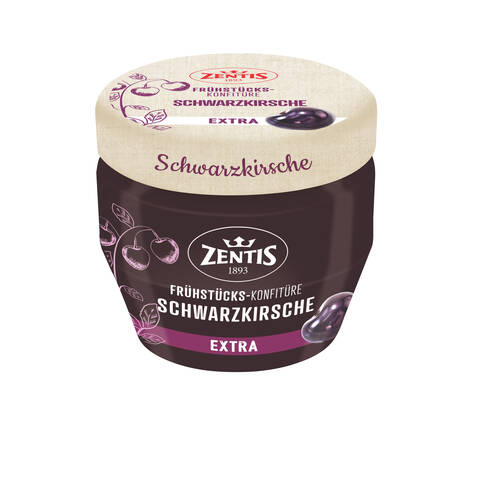Zentis Frühstücks-Konfitüre Schwarzkirsche 230 g