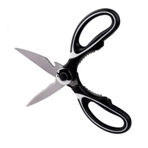 Alpina Ciseaux de cuisine 3 en 1 avec housse 20,5 cm x 9,5 cm