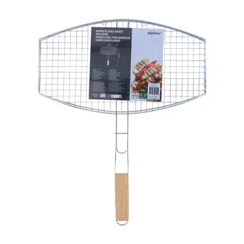 BBQ Grill Basket 55x45x1,5Oval