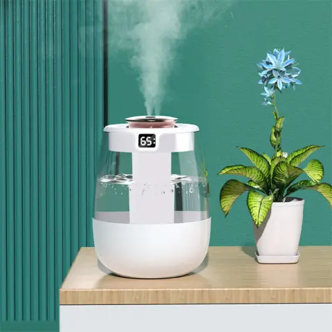 Humidifier Silent Mini Digital Display Desktop Large Capacity Easy Install Home Humidifier