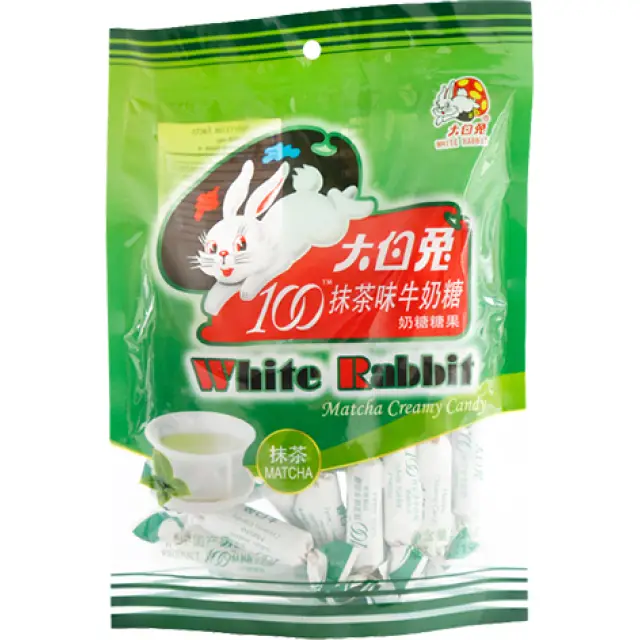 WR Matcha Creamy Candy 150g 大白兔牛奶糖-抹茶(袋)150g