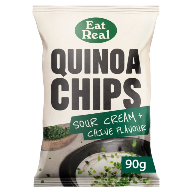 Eat Real Quinoa Chips Sour Cream Chive 90g