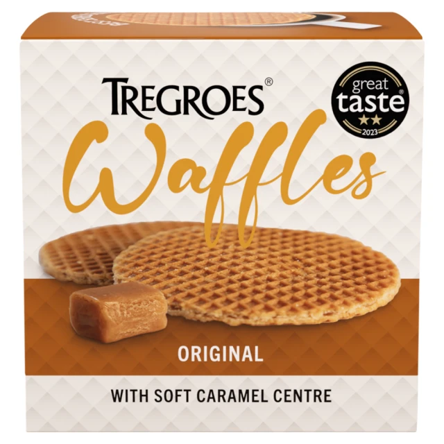 Tregroes Waffles Boxed Butter Toffee Waffles 260g