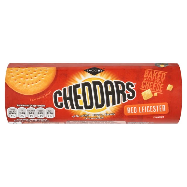 Jacob's Cheddars Red Leicester Flavour 150g
