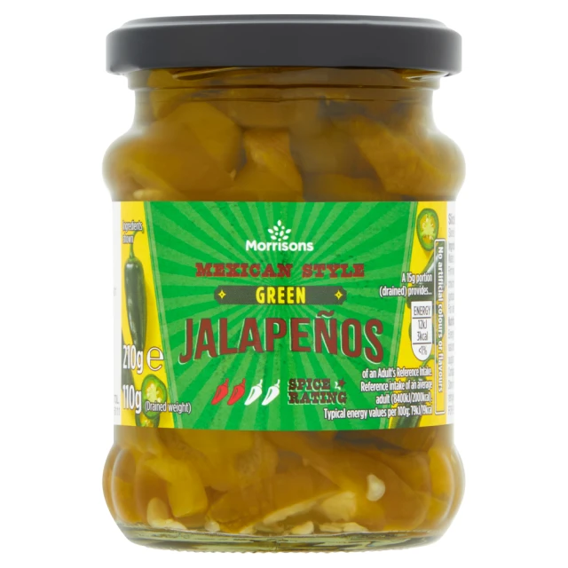 Morrisons Sliced Jalapenos 210g