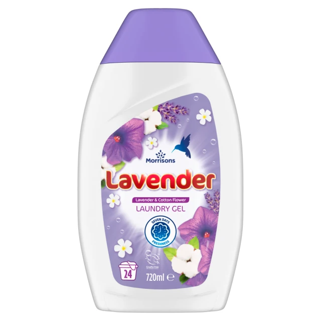 Morrisons Lavender & Cotton Flower Laundry Gel 720ml