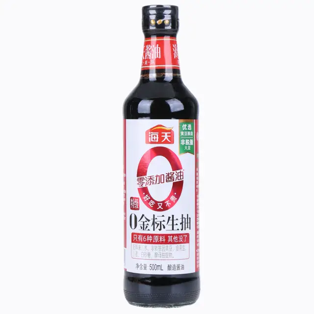 HD 0 Golden Label Light Soy Sauce 500ml 海天0金標生抽500ml