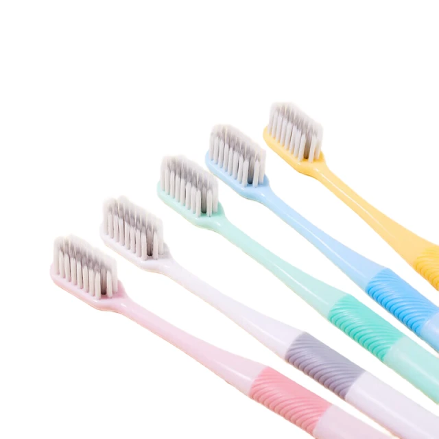 J.ZAO Soft Bristle Toothbrush Family Pack, 10 Pieces