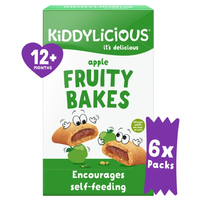 Kiddylicious Apple Bakes 6x22g