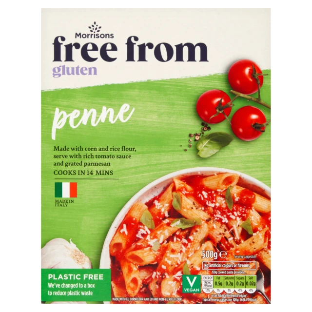 Morrisons Free From Penne 500g