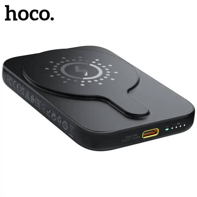 HOCO J117 Esteem PD20W magnetic power bank(5000mAh) black