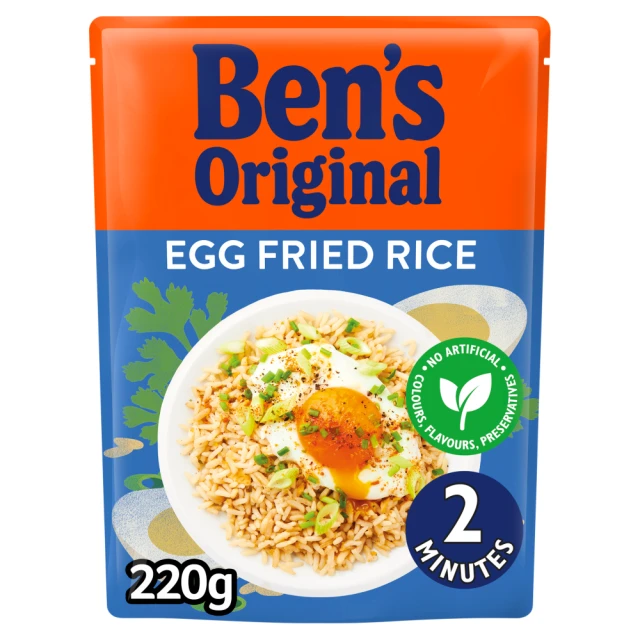 Bens Original Egg Fried Style Microwave Rice 220g