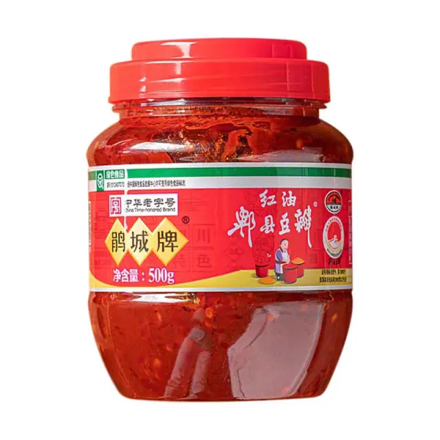 Juancheng Red Oil Pixian Soybean Paste 500g 鹃城 红油郫县豆瓣500g