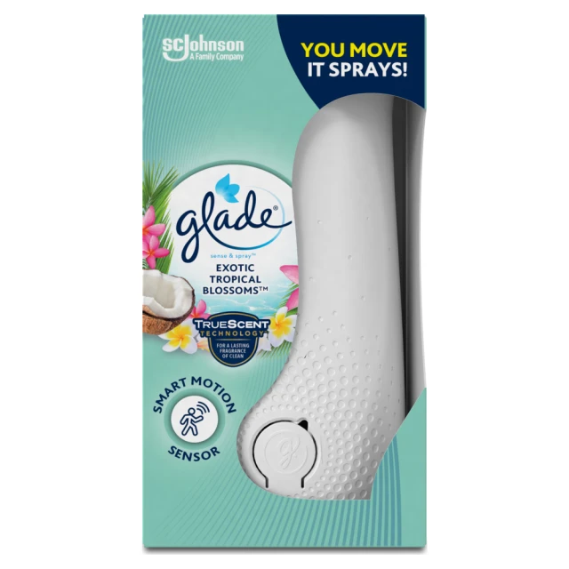 Glade Sense & Spray Air Freshener Holder & Refill Tropical Blossom 18ml