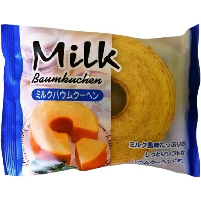 Taiyo Baumkuchen Milk 75g/pack 日本年輪蛋糕 奶油味 75g/袋