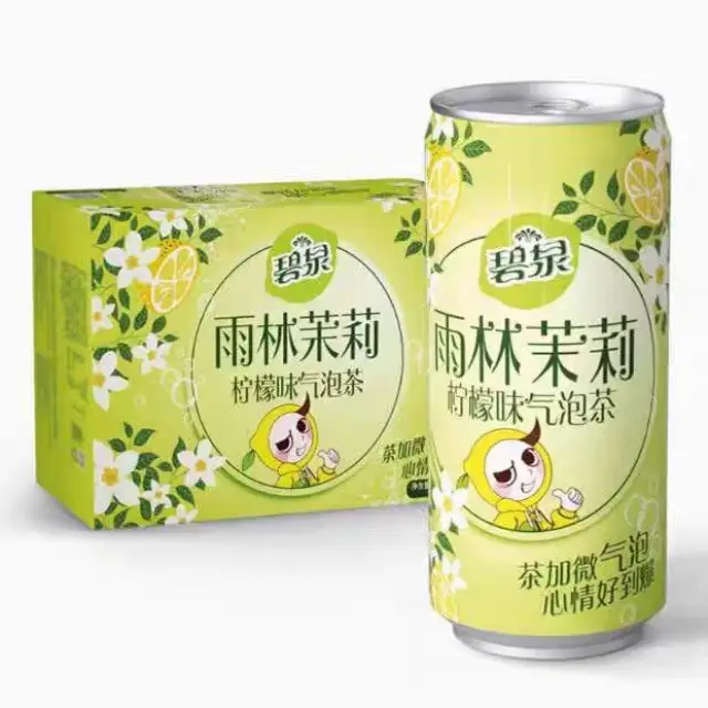Sam's Club Jasmine Lemon Flavored Drink 265ml 山姆-碧泉雨林茉莉柠檬味气泡茶 265ml