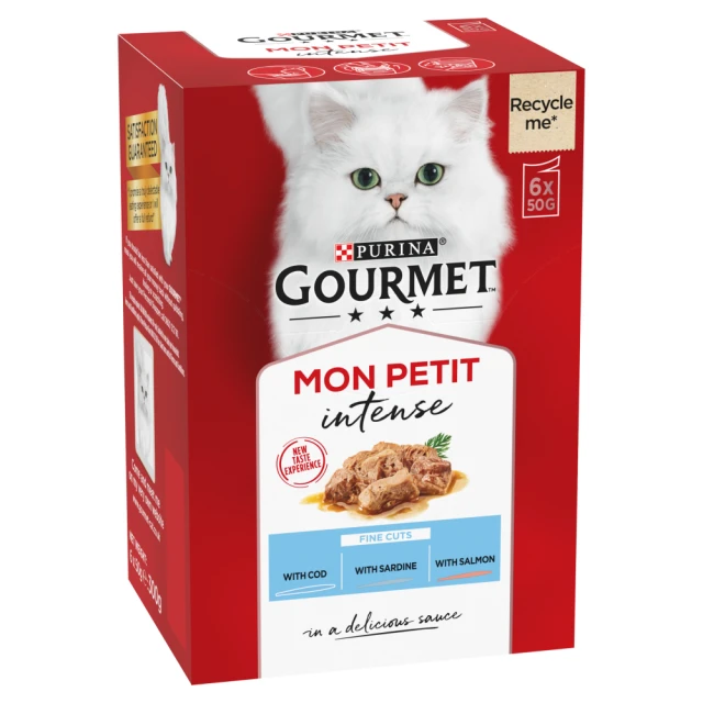 Gourmet Mon Petit Intense Fine Cuts 6 x 50g (300g)