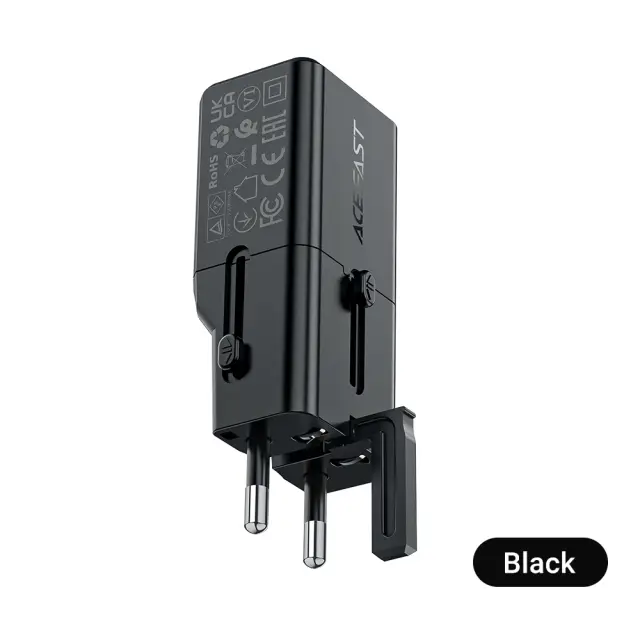 ACEFAST Z7 multifunctional PD30W GaN mini charger Travel Adapter