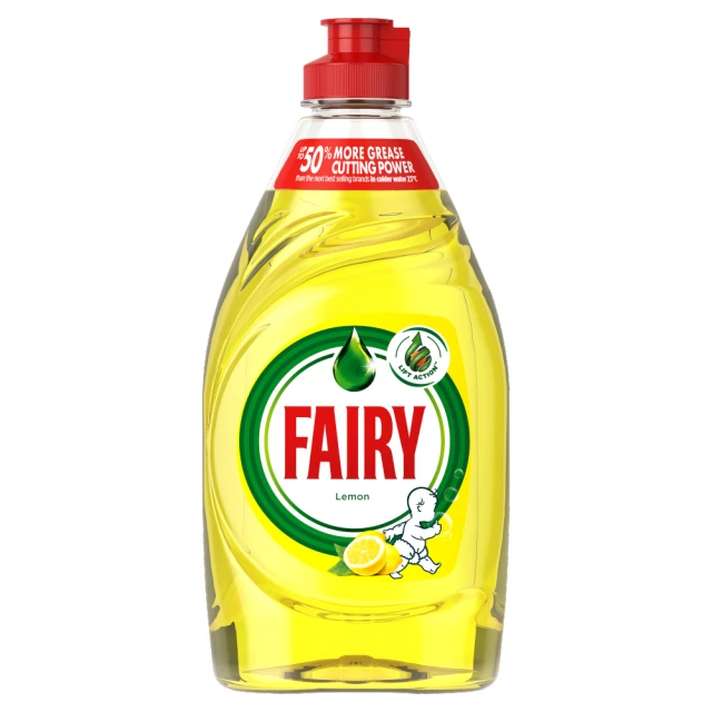 Fairy Washing Up Liquid Lemon with LiftAction 320ML