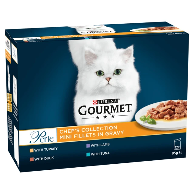 Gourmet Perle Chef's Collection Mini Fillets in Gravy 12 x 85g