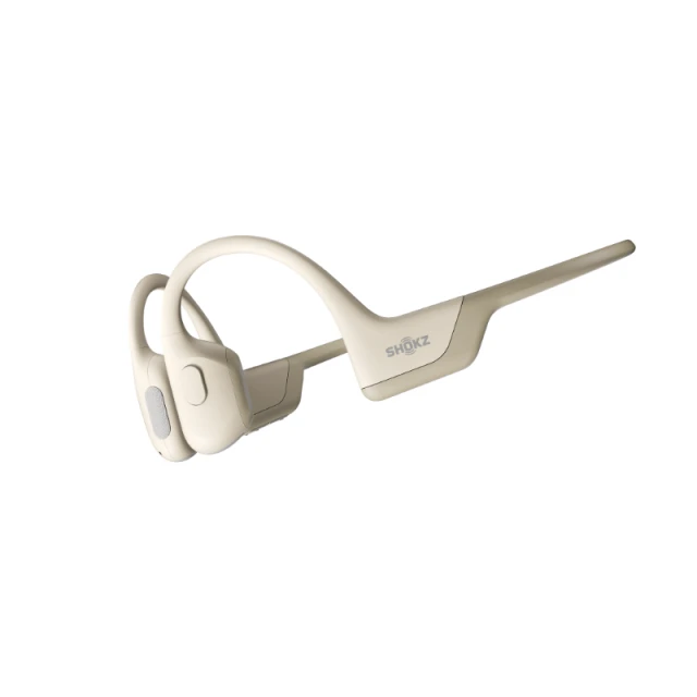 SHOKZ OpenRun Pro Beige Mini Open Ear Bone Conduction Sport Headphones