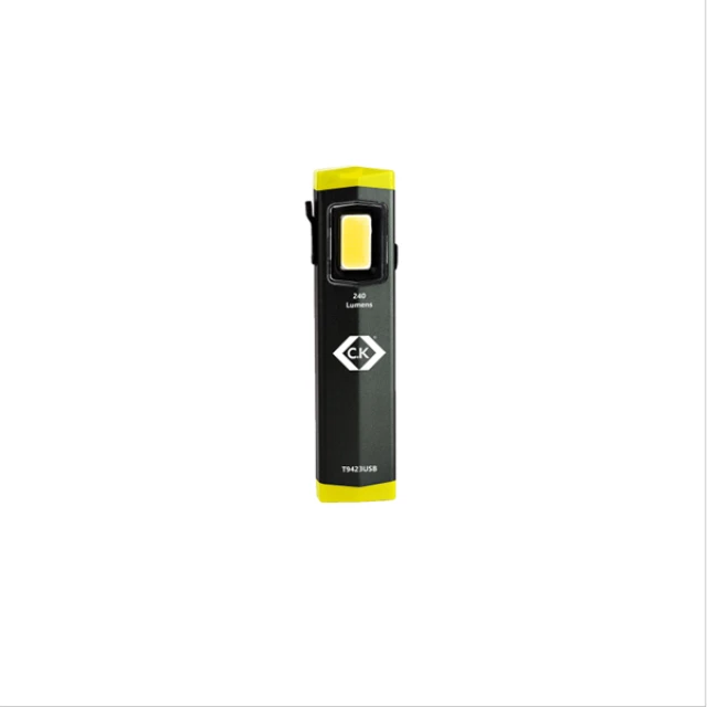 C.K COB Mini Inspection Light 240 - Rechargeable, Yellow/Black