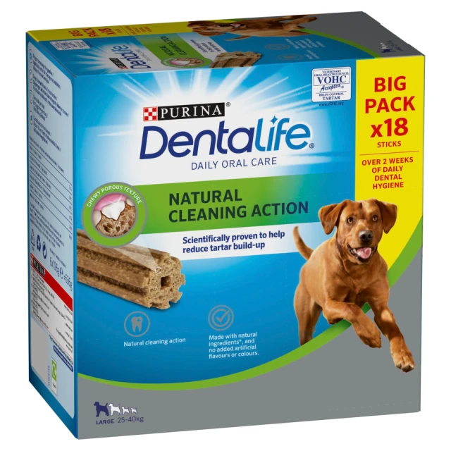 Dentalife Large Dog Treat Dental Chew 18 Stick