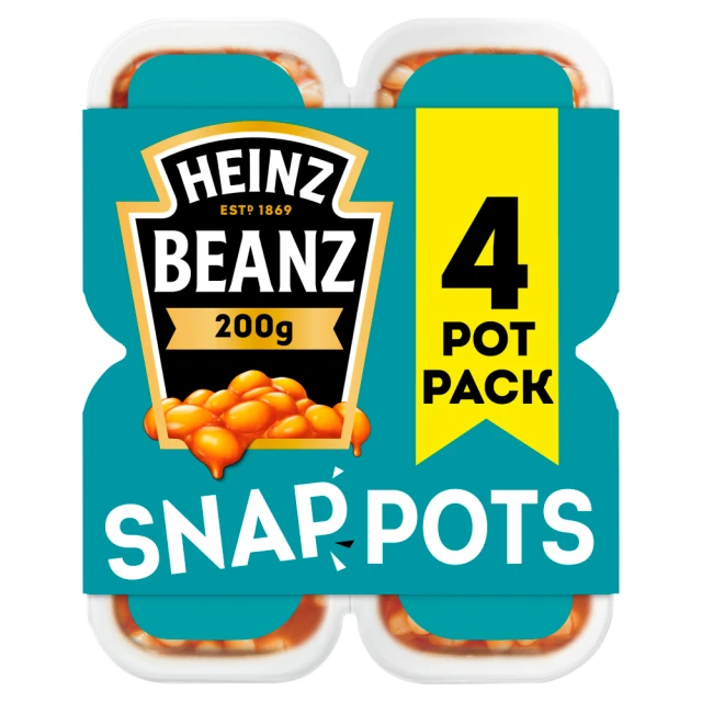 Heinz Beanz Snap Pots 4x200g