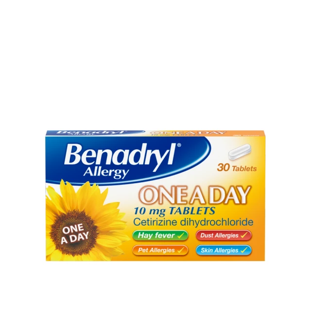BENADRYL ALLERGY ONE-A-DAY TABS 30PK